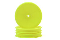 Schumacher 12mm 1/10 2WD Buggy Front Hex Wheels (Yellow) (2) (Slim)