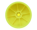 Schumacher 12mm 1/10 Buggy Rear Hex Wheels (Yellow) (2)